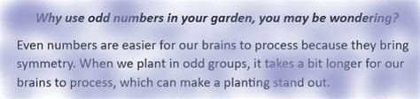 When & why to use odd.